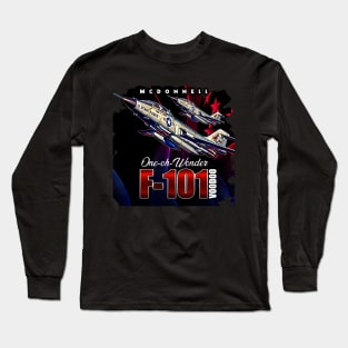 F101  Voodoo USAF long-range Bomber Supersonic Jet Fighter Long Sleeve T-Shirt